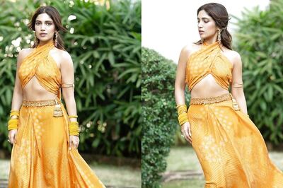 Seeking Haldi Outfit Ideas? Bhumi Pednekar's Look Is Spot On