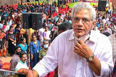 CPI(M) Leaders Hold Symbolic Dharna in Solidarity with Palestinian People, Call for Ceasefire