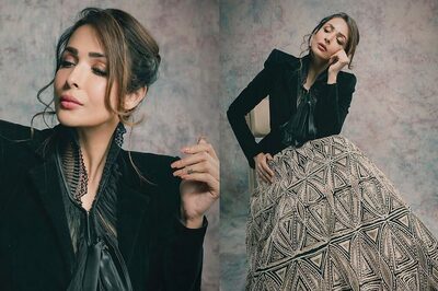 Malaika Arora Is Undeniably Slaying the Fashion Game in a Blazer-Lehenga Outfit