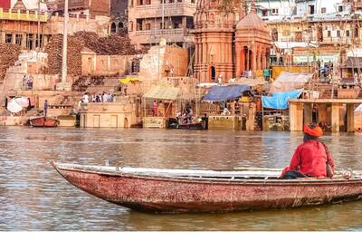 Boat Operations Suspended in Varanasi Ghats as Ganga Water Rises At Alarming Rate