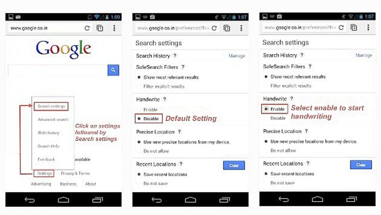 Google Search now supports Hindi handwriting