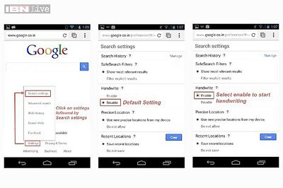 Google Search now supports Hindi handwriting