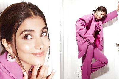 Pooja Hegde Looks Gorgeous as Always in a Pink Co-ord Outfit as She Promotes ‘Kisi Ka Bhai Kisi KI Jaan; Pics