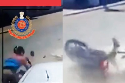 WATCH: Helmet Saves Biker From Suffering Severe Head Injuries Twice Within Seconds