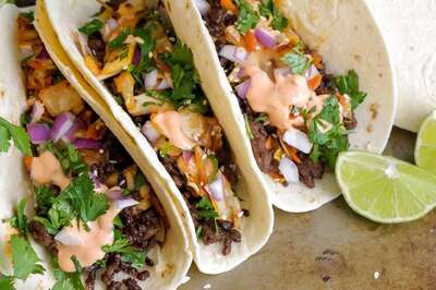 Try These Home-Made Korean Tacos And Tangy Kimchi Salad In Lunch
