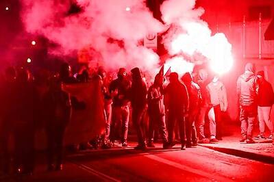 Germany: Protesters Clash With Police In City Of Leipzig