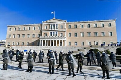 Minor Clashes At Marches Honoring Greek Youth Shot By Police