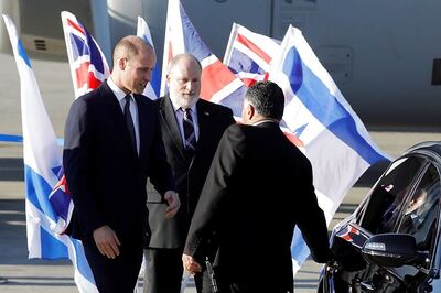Prince William Starts First British Royal Visit to Israel, Palestinian Territories