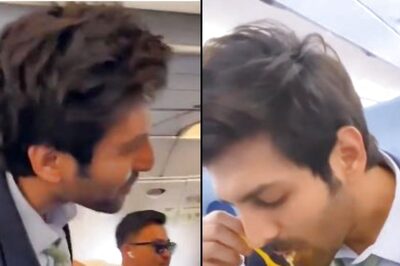 Kartik Aaryan Travels in Economic Class, Has Instant Noodles in Flight, Fans Can’t Keep Calm