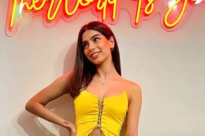 Khushi Kapoor Steals the Spotlight in Yellow Co-ord Set