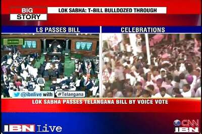 Celebrations in Telangana as Lok Sabha passes Bill
