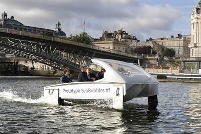 Noiseless River 'Bubble' Taxi Sails Through Paris Test