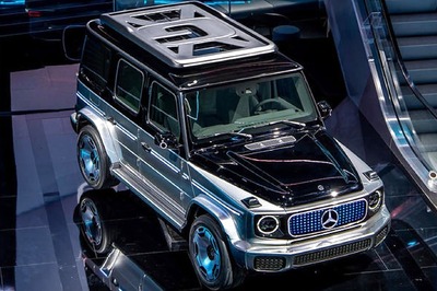 Mercedes-Benz Unveils G-Wagon Based Futuristic Electric SUV - The EQG Concept