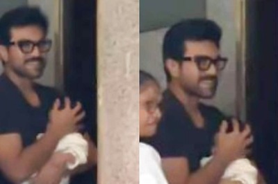 Ram Charan-Upasana Konidela Arrive In Mumbai With Daughter Klin Kaara, Hides Her Face From Paps; Watch