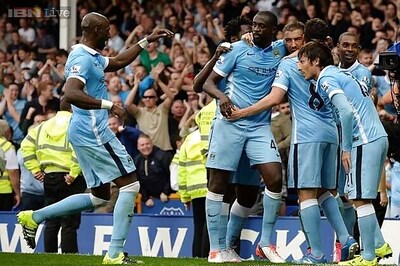 Manchester City beat Everton 2-0 for third straight EPL win
