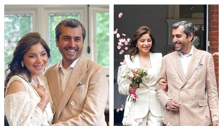 Kanika Kapoor Looks Elegant In Her Court Wedding With Gautam Hathiramani | Check Pictures