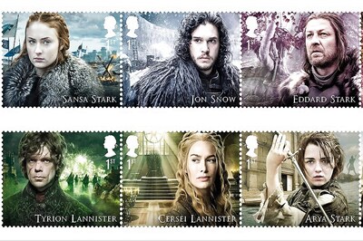 Game of Thrones Set to Occupy British Stamps