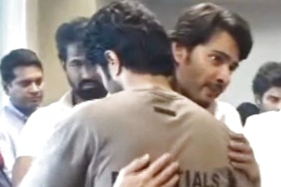 Vijay Deverakonda, Nagarjuna Console Grieving Mahesh Babu At Indira Devi's Funeral In Hyderabad