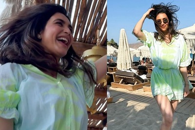 Karishma Tanna’s Flowy Mini Dress From Greece Holiday Is Summer Goals