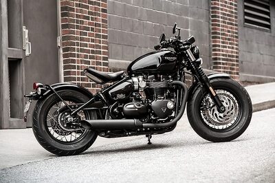 Triumph Bonneville Bobber Black Unveiled, Gets Mechanical Updates too