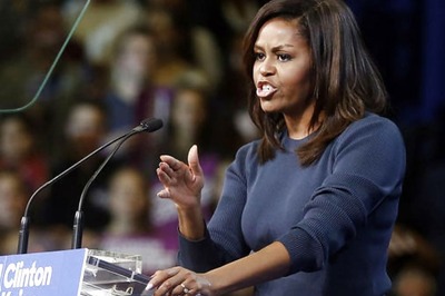 Michelle Obama Slams Trump For 'Intolerable' Treatment of Women