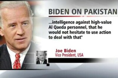 US will strike al-Qaeda targets inside Pakistan: Biden