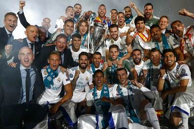 Real Madrid Parade Champions League Trophy in Front of Ecstatic Fans
