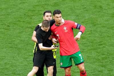 Portugal Coach Bemoans Risk to Player Safety as Pitch Invaders Chase Selfie With Cristiano Ronaldo