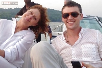 Hollywood actress Susan Sarandon seen holidaying in Goa with partner Jonathan Bricklin