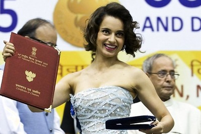 Kangana Ranaut turns up with family for National Awards
