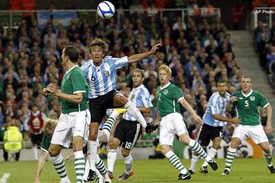 Football friendly: Argentina beat Ireland 1-0