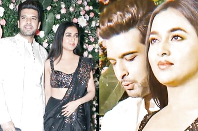 Tejasswi Prakash Stuns in Anarkali Suit As She Celebrates Diwali With Karan Kundrra And Family; Watch