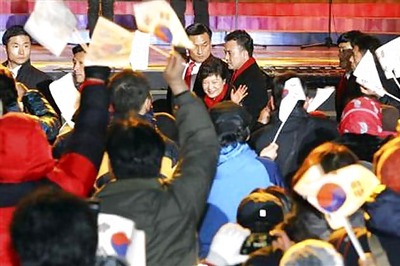 South Korea: President Park talks tough after poll win