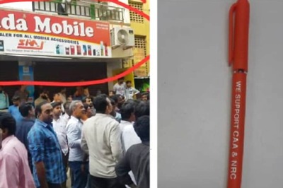 Protests Outside Chennai Mobile Shop Selling Pens with Pro-CAA Message, Police Probe On
