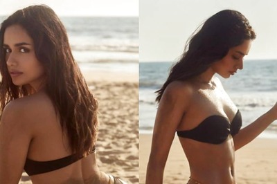 Sexy! Manushi Chhillar Looks Sultry In A Bikini As She Enjoys The Beach Sun; Hot Photos Go Viral